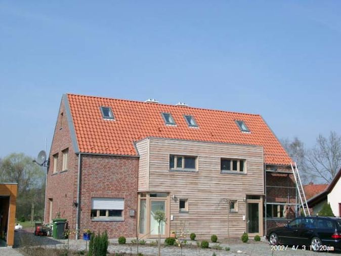 Ahrens Bedachungs GmbH Oldenburg Dacheindeckung eines Doppelhauses